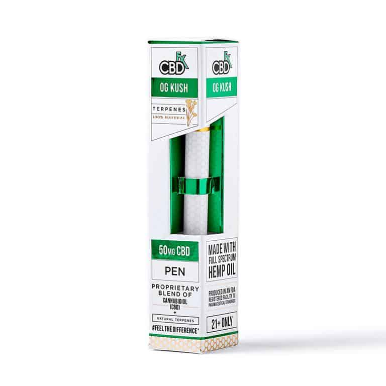 CBDfx OG Kush CBD Terpenes Vape Pen 50mg￼