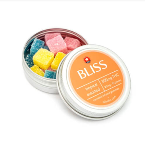 BLISS edibles 300mg THC