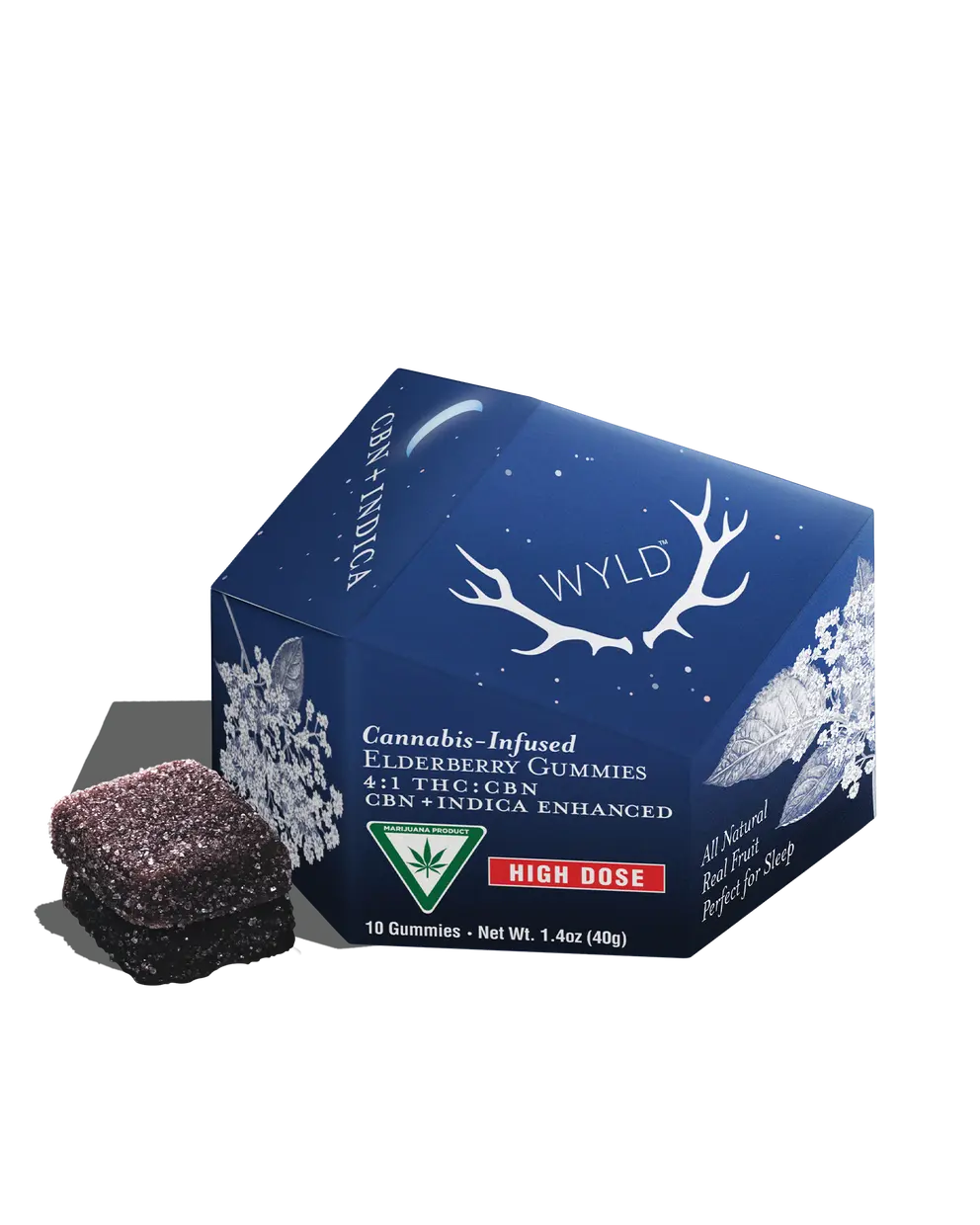 Elderberry 4:1 Thc:cbn Gummies 10x20mg