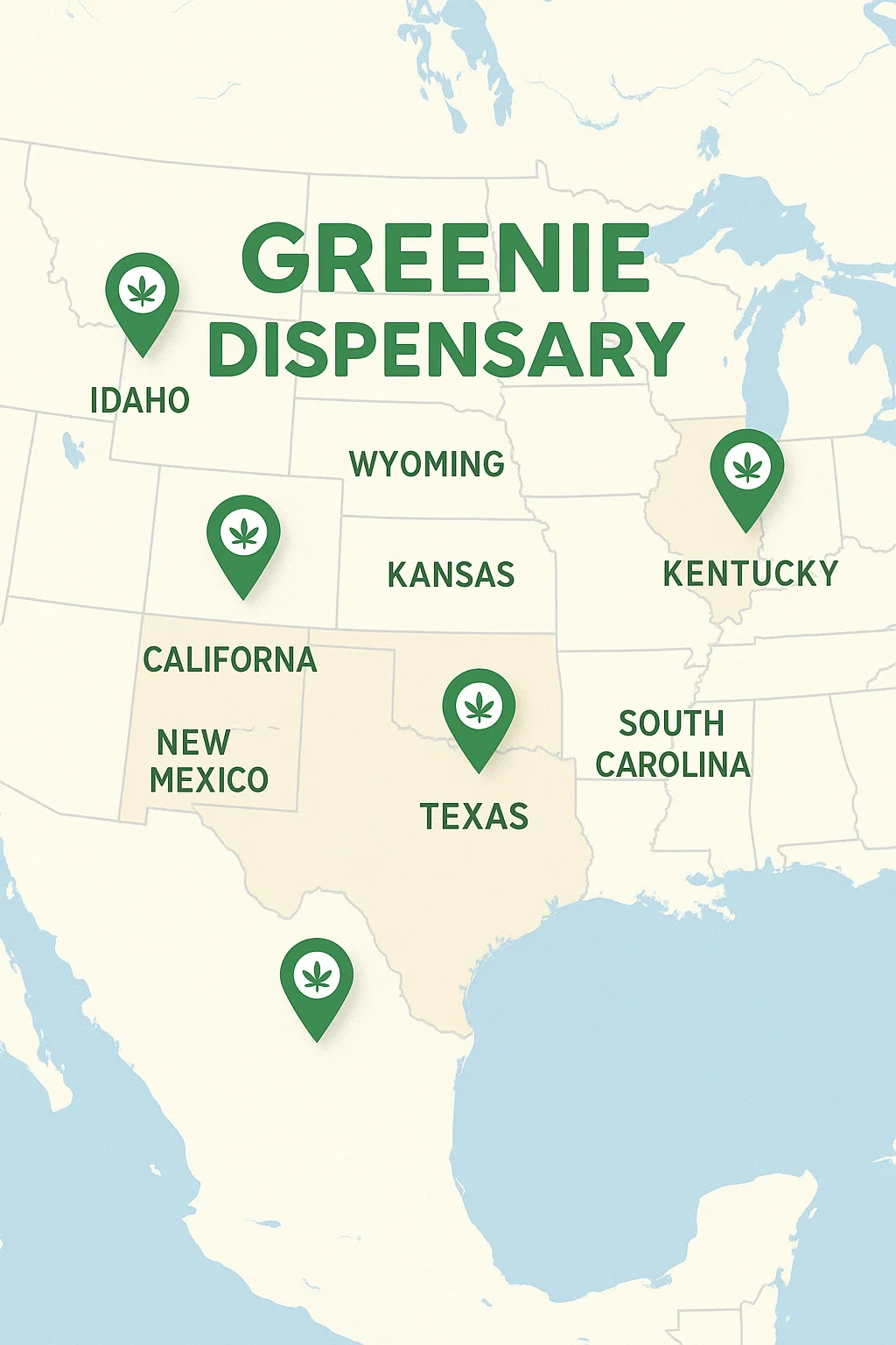 Greenie Locations